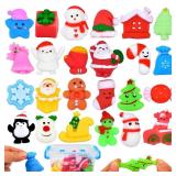 24pcs Christmas Mochi Squishy Toys