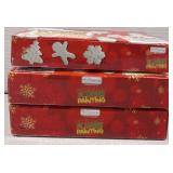 3 Pack Bundle-ArtCreativity Christmas Ceramic Painting Kit for Kids - 6 Ceramic Figures, 2 Paint Sets, and 2 Brushes