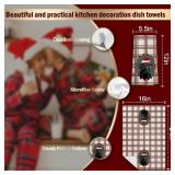 Christmas Black Labrador Retriever Bathroom Hand Towels Set of 2, 16x24 Inch