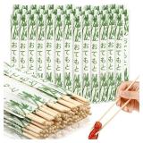 1000 Pairs Bamboo Chopsticks Disposable Sleeved and Separated Chop Sticks (Bamboo)