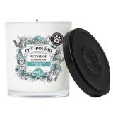 ~Pourri Pet-Pourri Candle 2-in-1 Pet Odor Eliminating Pawsitively Fresh 7.5oz - 7.5 oz