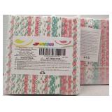 2 packages of 200 each SUPER VALUE PACK. Our Christmas Paper Straw Set includes 8 different Christmas patterns of 25 paper straws each with 2 foil designs