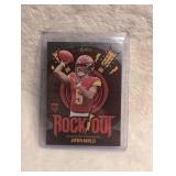 2024 Absolute Football Rock Out Jayden Daniels RC Card