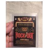 2024 Absolute Football Rock Out Jayden Daniels RC Card