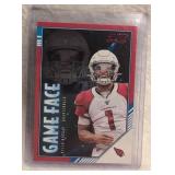 2020 Panini Score Game Face Kyler Murray Cardinals Card