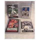 NFL Quarterback Peyton Manning Card Lot - 4 ct