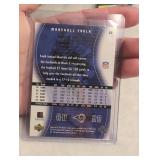 St. Louis Rams Football Card Collection - Marshall Faulk & Kurt Warner