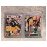 Reggie White Green Bay Packers Leaf Trading Card Set - 2 ct