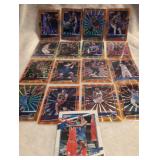 Donruss Basketball Rainbow Foil Card Collection - 17 ct