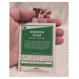 Detroit Pistons Basketball Cards - Derrick Rose and Isiah Thomas USA