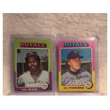 Kansas City Royals Baseball Card Collection 1975-1981 - 6 ct
