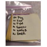 Pokemon Trading Card Lot - Mixed Types Collection - 100 Cards