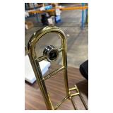 Senfot Alto Trombone Starter Kit, Gold Lacquer Brass with Case, Mouthpiece, Gloves, Cloth; Accurate tone and Penetraing Sound, School Band & Orchestra Essential Instrument - Retail: $0