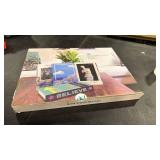 PTShadow 4 Pieces Folding Decorative Books for Home Decor, Black and White Bookshelf Decorations, Library Decorations, Coffee Table Decorations for Home Sweet Stacking Books - Retail: $0