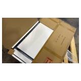 FORBATH Large Bathroom Mirror 36 x 55 Inchesï¼Black Large Wall Mirror Aluminum Frame Wall Mounted Rounded Corner Morndern Mirror for Bathroom Bedroom Entryway Living Room - Retail: $160