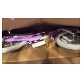 Costway - 18\" Kids Bike Toddler Bicyclewith Training Wheel Kickstand for 4-8Years - Purple - Retail: $0