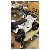 Best Choice Products 12V Kids Ride-On Electric ATV, 4-Wheeler Quad Car Toy w/Bluetooth Audio, 2.4mph Max Speed, Treaded Tires, LED Headlights, Radio - White (missing back seat brace) - Retail: $0