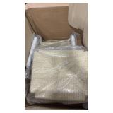 Set of Two Wishbone Weave Chairs Beige - Retail: $0