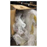 Costway 6 FT Christmas Lighted Reindeer & Santa