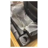 Black Costway Kids Recliner Chair with Cup Holder - Retail: $153