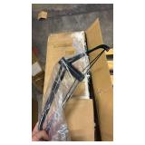 Costway 9 ft Pre-Lit Premium Snow Flocked Hinged Artificial Christmas Tree with 550 Lights - Retail: $200