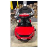 HONEY JOY Ride On Push Car, Foot to Floor Ride On Sliding Car Push Handle & Detachable Guardrail, Sound & Lights, Under Seat Storage, Push Cars for Toddlers 1-3, Gift for Kids Boys Girls(Red) - Retail