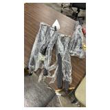 Vintage Swivel Bar Stools 30 in. Bistro Upholstered Dining Chairs Black (Set of 2) - Retail: $196