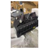 TURBRO Eternal Flame 23in. WiFi Infrared Quartz Electric Fireplace Log Heater with Sound Crackling, Realistic Pinewood Logs, Adjustable Flame Colors, Remote Control, Thermostat, Timer, EF30-PB, 1500W 