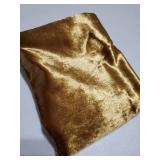 Gold Velvet Pillow Covers 16x16, Set of 2 Couch Throw Decorative Pillow Covers Soft Modern Living Room Square Cushion Fall Pillowcases - Retail: $14