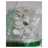 Sink Overflow Cover Overflow Drain Cover Rubber Sink Spillover Covers Reusable Round Drain Insert Plug Kitchen Round Caps Kitchen Bathroom Basin Trim Rubber Material, Reusable - Retail: $4