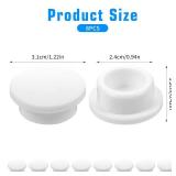 Sink Overflow Cover Overflow Drain Cover Rubber Sink Spillover Covers Reusable Round Drain Insert Plug Kitchen Round Caps Kitchen Bathroom Basin Trim Rubber Material, Reusable - Retail: $4