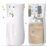 Automatic Fly Spray Dispenser Mosquito Flying Insect Control Metered Air Freshener Spray Dispenser for Summer Bathroom Room Country Vet Supplies (Liquid Not Included) - Retail: $8