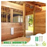 Automatic Fly Spray Dispenser Mosquito Flying Insect Control Metered Air Freshener Spray Dispenser for Summer Bathroom Room Country Vet Supplies (Liquid Not Included) - Retail: $8