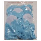 2.8 Chiffon Flowers, 10 Pcs Mesh Fabric Flowers Sewing Fabric Appliques Headband Embellishments for DIY Craft Wedding Decor, Blue - Retail: $4'