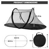 Cat Tent Outdoor, Pet Enclosure Tent Suitable for Cats and Small Animals, Indoor Playpen Portable Exercise Tent with Carry Bag - Retail: $25