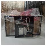 Rattan Wall Sconce Boho Wall Light Fixture Hand Woven Wall Mounted Lamp for Bedroom, Staircase, Aisle, Porch, Dia 9.7 Inch - Retail: $64