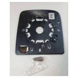 Replacement Passenger Right Side Door Towing Mirror Main Big Glass Flat Heated with Back Plate for RAM 1500 2500 3500 from 2010 to 2024 - Retail: $21