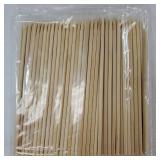 Natural Bamboo Skewers for BBQ Appetizer Fruit Cocktail Kabob Chocolate Fountain Grilling Barbecue Kitchen Crafting and Party.