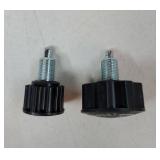 2 Pack Exercise Bike Pull Pin Spring Knob Replacement Universal M16 Pop Screw Height Adjust Locking Grip for Statioanry Cycling Bicyle Fitness Equipment Machines Weight Bench Bikes - Retail: $10