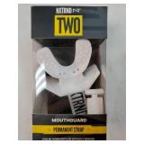 Football Mouth Guard, Football Mouthpiece with Strap, Fits Adult & Youth (White) - Retail: $20