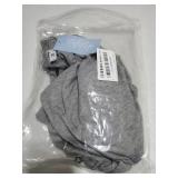 Post Surgery Shirts for Women 3/4 Sleeve Tear Away Snap Front Light Grey X-Large Tops After Rotator Cuff Recovery Chemo Port Access Shirts Adaptive Clothing - Retail: $20