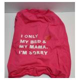 Stylish Cotton Dog Shirt with Print, Soft & Breathable, All-Season Comfort, Fits Most Breeds - Perfect Pet Apparel for Small, Medium, Large Dogs.Rosered&4XL. USED - Retail: $10