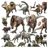 22 Dinosaur Wall Decals - Peel & Stick Removable Dinosaur Wall Stickers for Boys, Kids, Adults & Home Decoration - Retail: $12