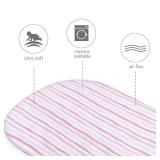 Bassinet Sheets Compatible with Baby Delight Beside Me Dreamer Bassinet, 2 Pack, Ultra Soft Bassinet Sheet for Baby, Pink Print - Retail: $20
