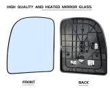 Ford E150-E450 Heated Mirror Glass Replacement - Side View Convex Mirror - Retail: $26