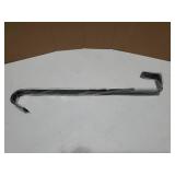 15 Wreath Hanger for Front Door, Sturdy Steel Wreath Door Hanger, Over The Door Hanger Hook (Black,1) - Retail: $7'