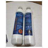 2 Stage Water Filter Replacement for Brio NFMCTO5MS2 and NFMPP5M, Compatible with The UVF2 Series Models of Brio Bottleless Water Cooler Dispensers, 1500 Gallons, Leak-free, 2 Counts - Retail: $59