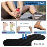 MortonÂ´s Extension Orthotic, Recovery Carbon Fiber Insole, 1Piece, Very Rigid Foot Support Insert for Morton's Toe, Turf Toe, Arthritis, Hallux Rigidus, Broken Big Toe and Forefoot Pain 295mm - Ret