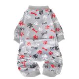 Soft Fleece Dog Pajamas for Small Medium Dogs, Dog Onesie Puppy Sweaters Clothes Jumpsuit Pjs, Cute Jammies Cat Coat Pet Costume Apparel - Retail: $16