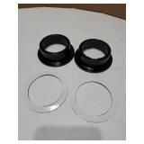 Window Mount for Google Nest Camera Indoor, Through Window Use Nest Cam, No Indoor Reflections (Black/Pack of 2) - Retail: $16